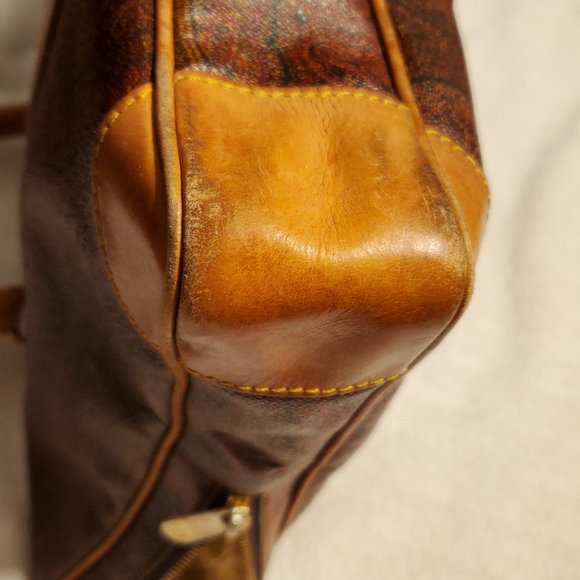 Vintage Etro Paisley Briefcase / Laptop Bag - Picture 9 of 9